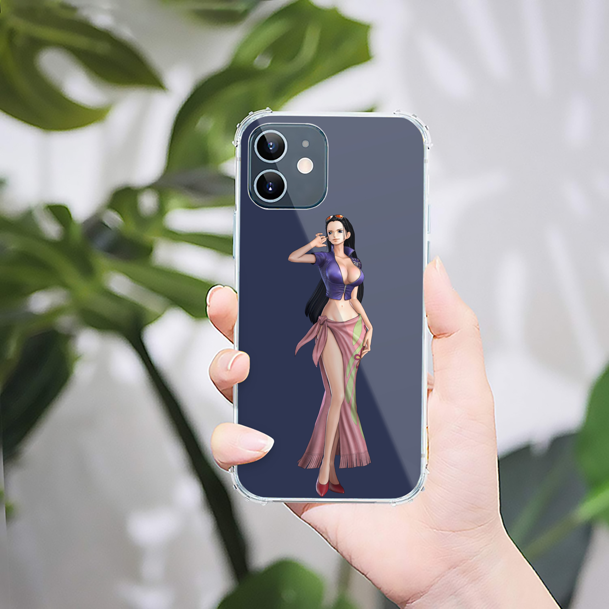 （画像用） ワンピース ニコ・ロビン ONE PIECE Nico Robin 【iPhone 12シリーズ対応】透明スマホケース（クリアソフトケース）